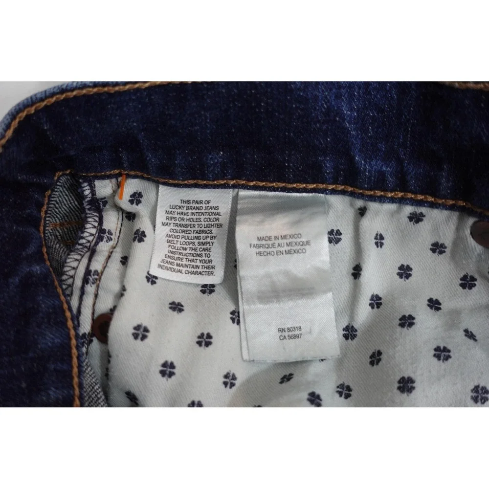 Lucky Brand Jeans Mens 30x30 Blue 121 Slim Straight Stretch Denim‎ Medium Wash